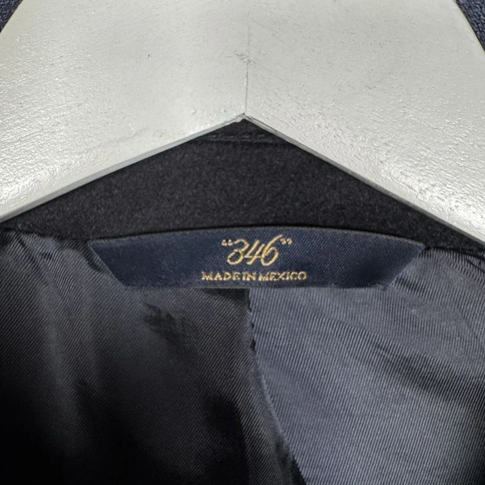 BROOKS BROTHERS Madison Fit Tollegno 1900 Cashmere Blazer - Black - Men's 48R
